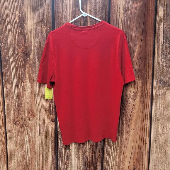 DKNY Red Crew Neck T-Shirt Size L - Picture 3 of 5